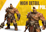 create 3d low poly character modeling, rigging, and animation for game assets